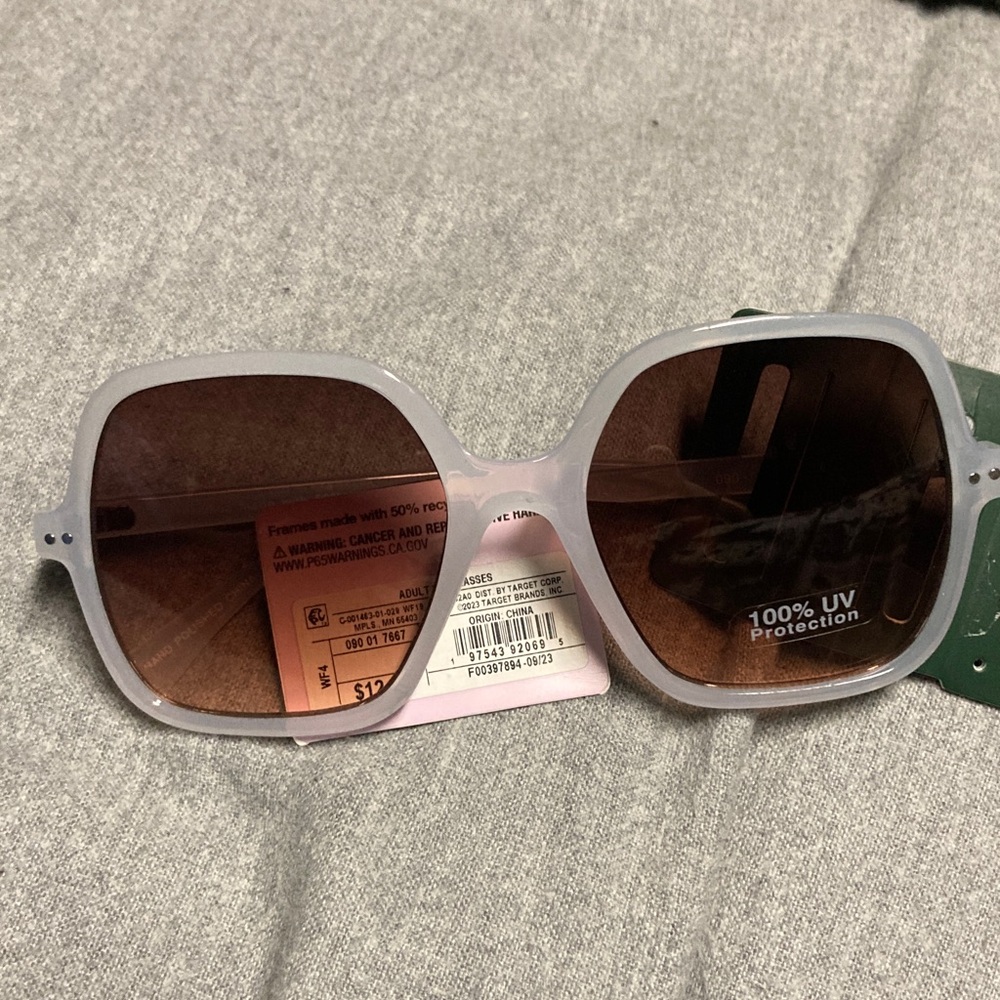 Wild Fable Gray Square Sunglasses with Brown Lenses